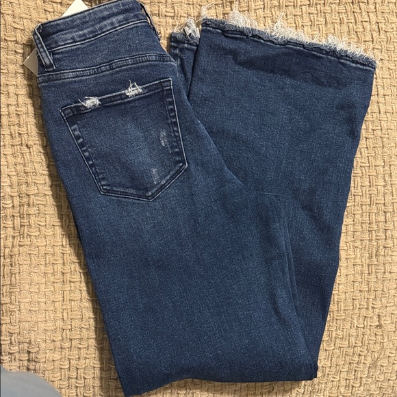 Mica High Rise Distressed Blue Jeans - Picture 7 of 13